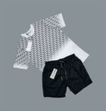 Dior Oblique Cotton Jacquard T-Shirt & Shorts Set in Different Colors For Men's - Image 4