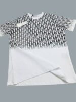 Dior Oblique Cotton Jacquard T-Shirt For Men's in 2 Colors - Image 3