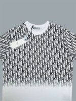 Dior Oblique Cotton Jacquard T-Shirt For Men's in 2 Colors - Image 4