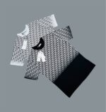 Dior Oblique Cotton Jacquard T-Shirt For Men's in 2 Colors