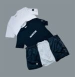 Moncler Logo Embossed T-Shirts & Shorts Sets For Men's in Different Colors - Image 2