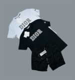Dior Logo Printed T-Shirts & Shorts Sets For Men's in Different Colors