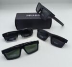 Prada Milano Linea Rossa PR19WS Square Polarized Sunglasses - Image 2