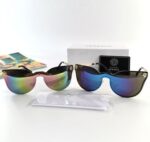 Versace Reflective Mirror Sunglasses Square Classic Women's Men's in 2 Different Colors - Image 2