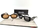 Prada Milano PR 17WS 2AU8C1 Geometric Plastic Frame Sunglasses - Image 2