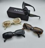 Prada Square Cut Sunglasses in Different Colors For Women's - Image 2