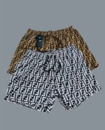 Fendi Logo Printed Swim Shorts For Men's in 2 Colors - Image 3