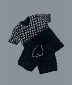 Louis Vuitton LV Designer Logo Printed T-Shirts & Shorts Set For Men's in Different Colors - Image 3