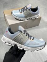 On Running Cloudswift 3 Low Top Sneakers In Blue Fabric Women's Trainers