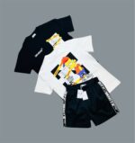 Off-White T-Shirts & Shorts Set For Men's in Different Colors