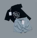 Moncler Logo Printed T-Shirts & Shorts Sets For Men's in Different Colors - Image 4