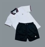 Moncler Logo Printed Polo Shirts & Shorts Sets For Men's in Different Colors - Image 6