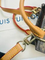 Louis Vuitton Monogram Empreinte Leather Petit Sac Plat Noir Women's Bags in 2 Colors - Image 5