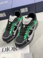 Dior B30 Mesh Deep Grey Green Black Men's Trainers - Image 2