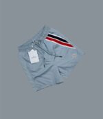 Moncler Straight-Leg Logo Striped Swim Shorts For Men's in 2 Different Colors - Image 3