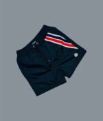 Moncler Straight-Leg Logo Striped Swim Shorts For Men's in 2 Different Colors - Image 4