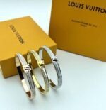 Louis Vuitton Bangles Logo Bracelets in Different Colors - Image 2