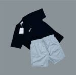 Off-White Logo Printed T-Shirts & Shorts Sets in 2 Colors For Men's - Image 5