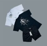 Dior Compass T-Shirts & Shorts Sets For Men's in Different Colors - Image 2