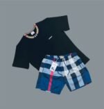 Burberry Icon Stripe Trim Cotton T-Shirts & Shorts Sets For Men's in Different Colors - Image 5