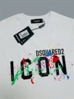 DSQUARED2 Icon Splatter T-Shirt & Shorts Sets For Men's in Different Colors - Image 5