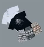 Dior Compass T-Shirts & Shorts Sets For Men's in Different Colors
