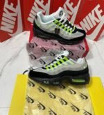 Nike Air Max 95 Neon Grey Black Men's Trainers - Image 2