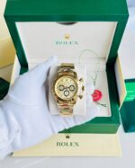 Rolex Daytona Yellow Gold Champagne Dial Men's Watch