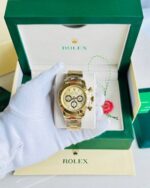 Rolex Daytona Yellow Gold Champagne Dial Men's Watch - Image 2