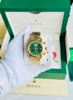 Rolex Daytona Gold Green Dial Men's Watch
