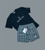 Moncler Logo Printed T-Shirts & Shorts Set For Men's in Different Colors - Image 4