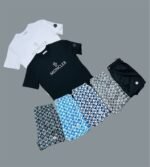Moncler Logo Printed T-Shirts & Shorts Set For Men's in Different Colors