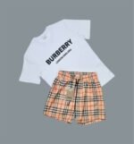 Burberry Logo Printed T-Shirts & Shorts Sets For Men's in Different Colors - Image 5