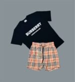 Burberry Logo Printed T-Shirts & Shorts Sets For Men's in Different Colors - Image 3