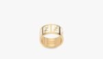 Fendi Enamel Gold Band Fashion Rings in 2 Colors - Image 3