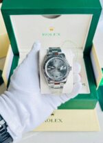 Rolex Datejust Grey Slate Wimbledon Men's Watch