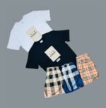 Burberry Logo Printed T-Shirts & Shorts Sets For Men's in Different Colors