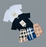 Burberry Logo Printed T-Shirts & Shorts Sets For Men's in Different Colors - Image 2