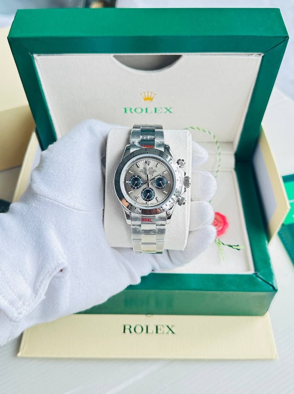 5059299946.jpg Rolex Daytona White Silver Dial Men's Watch - Image 1