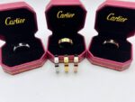 Cartier Love Ring With Stone in Different Colors - Image 2