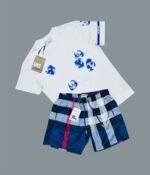 Burberry Floral Printed Crewneck T-shirt & Shorts Sets For Men's in Different Colors - Image 6