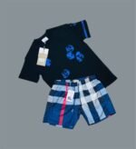 Burberry Floral Printed Crewneck T-shirt & Shorts Sets For Men's in Different Colors - Image 5