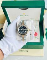 Rolex GMT-Master II With Black Ceramic Bezel Yellow Gold Men's Watch - Image 2