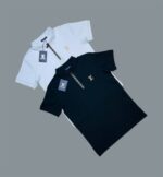Louis Vuitton Zip Logo Printed Polo Shirts For Men's in 2 Colors For Men's - Image 2