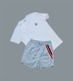 Moncler Crew Neck Logo Printed T-Shirts & Shorts Sets For Men's in Different Colors - Image 6