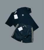 Moncler Crew Neck Logo Printed T-Shirts & Shorts Sets For Men's in Different Colors - Image 4