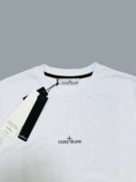 Stone Island Large Print T-Shirts Crew Neck For Men's in 2 Colors - Image 5