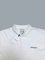 Off-White Logo Printed Polo Shirts & Shorts Sets For Men's in Different Colors - Image 5