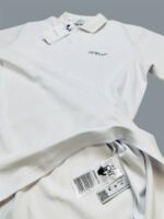 Off-White Logo Printed Polo Shirts & Shorts Sets For Men's in Different Colors - Image 6