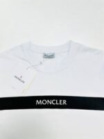 Moncler Round Neck Stripe T-Shirts For Men's in Different Colors - Image 6